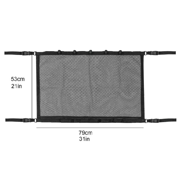 Car Storage Pocket Roof Interior Cargo Net Bag Pouch Sundries Storage Organizer