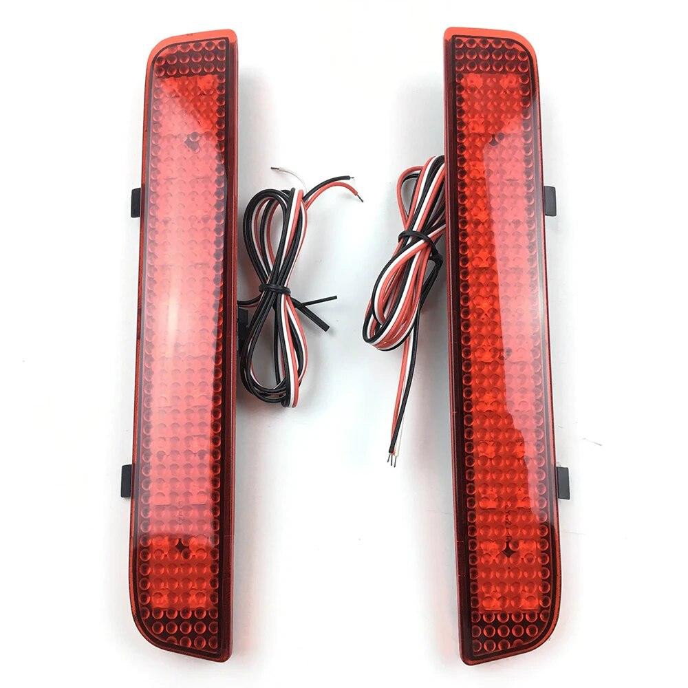 Rear Bumper Reflector Light 24 LED Tail Brake Driving Reverse Turn Light For Land Rover L322 2003-2012 /Freelander 2 / LR2 08-13