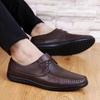 FashionNew Design Men Casual Shoes Genuine Leather Man Oxford Shoes Fashion Business Shoes Leisure Walk Men Footwear Handmade Sneakers