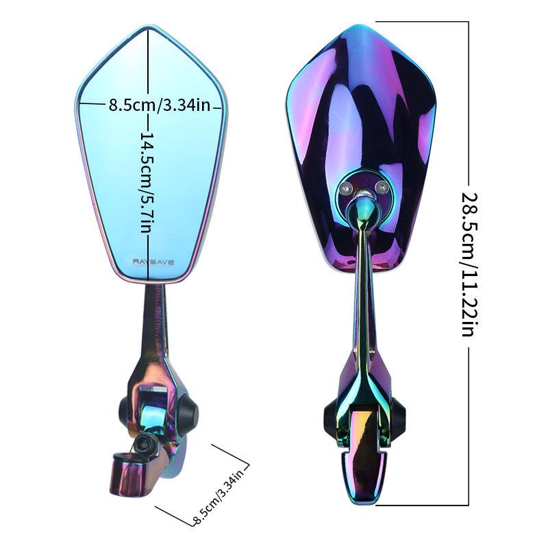 

AOS3 Цветное зеркало заднего вида с антибликовым покрытием для электровелосипедов Niu Yade Aima Nine