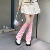 Ballet Style Knitted Leg Warmers Heart Knee High Girls Stockings Lolita Boots Cover  Autumn/Winter