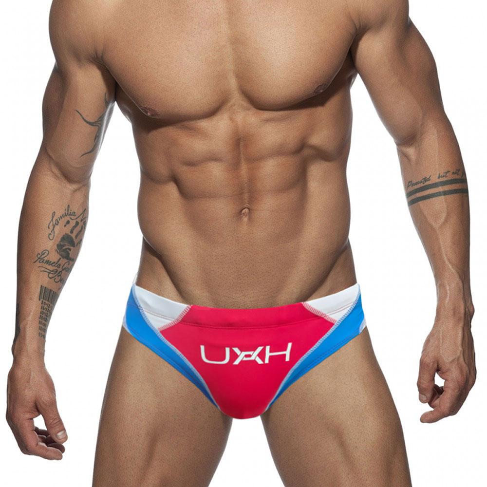 Men's  Fashion Sexy Swim Brief Sexy Brand Swimsuit for Men Surfing Swimwear Beach Shorts