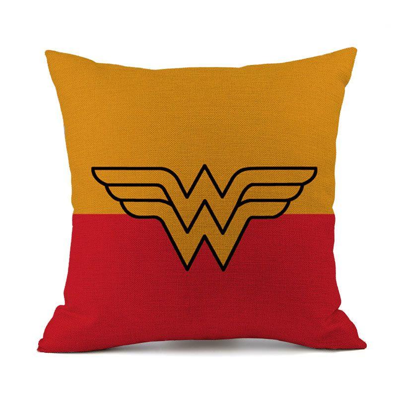 Elegante Superhelden Spiderman Ironman Superman Kissenbezug Mit Unsichtbarem Reißverschluss