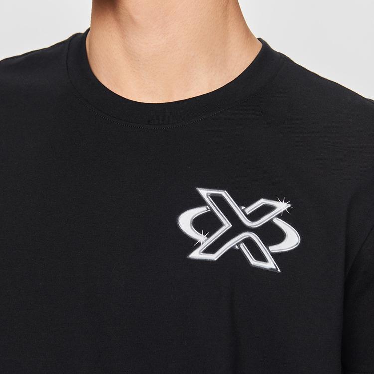 Lee T-Shirts Men's Black Crew Neck Moderate LMT0098074LE00FK11000