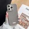 Simple polka dot for iPhone15promax mobile phone case Apple 16 leather pattern 14/13/12 protective case 17