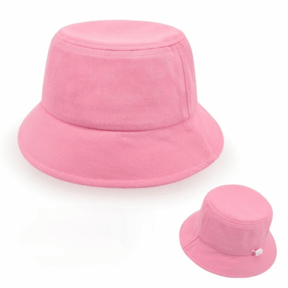Sun Visor Kids Bucket Hat Solid Color Fisherman Cap Casual Children Panama Hat Outdoor