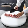 FuOu Canteen Food-Grade Round Plastic Cutting Board
