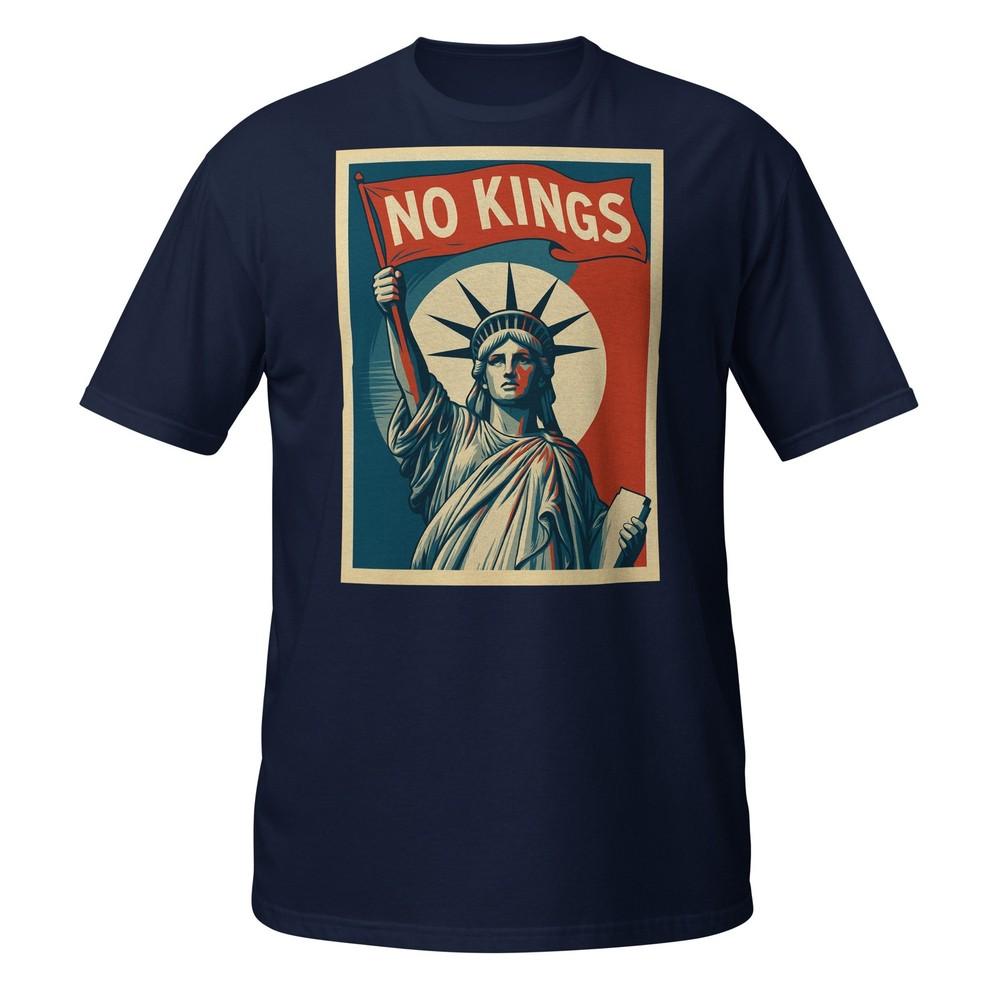 No Kings TShirt No Kings in America Shirt Anti Trump Shirt S