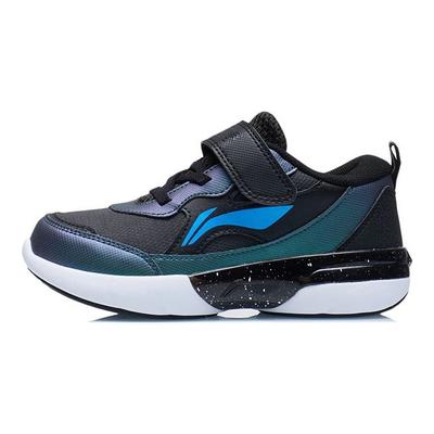 LiNing Haoyue Reflective Comfortable Casual Running Shoes Kids Sneakers Black YKNR086-11