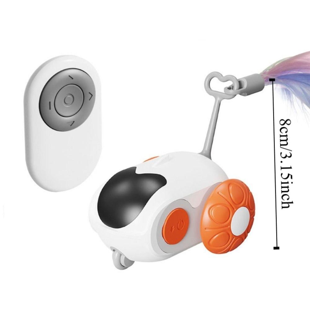 Plastic Electronic Smart Cat Toy Rechargeable Remote Control Toy Car  Entertainment