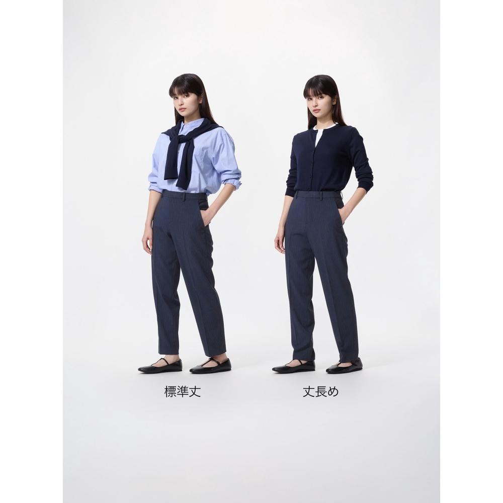 Uniqlo Japan Smart Ankle Pants Stripe