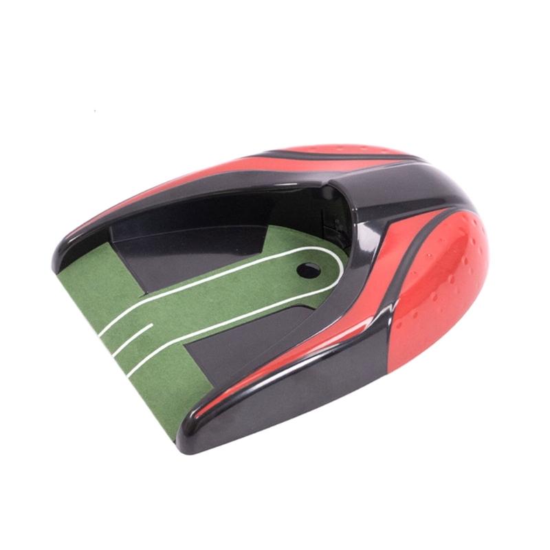 

Automatic Golf Ball Return Device For Putting Exercise Adjustable Length And Position No Power Included красный