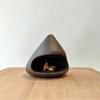Palo Santo Holder & Incense Burner Handmade Ceramic Cone Burner Modern Minimalist Decor Meditation Aromatherapy Chimney