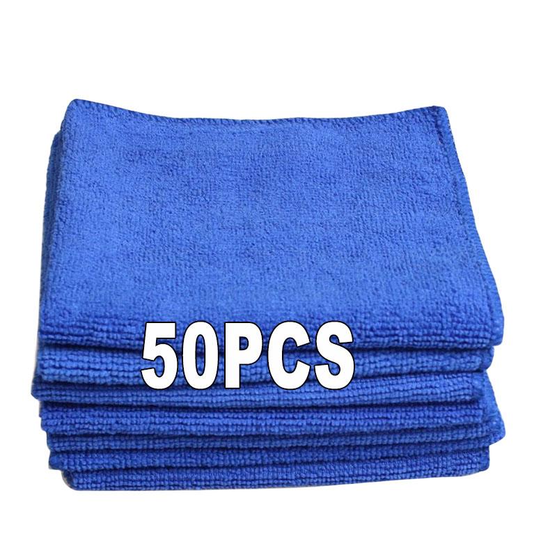 

50-200 шт. Микрофибровые полотенца для мытья автомобилей, очень мягкая тряпка для мытья автомобилей, инструменты для мытья автомобилей, впитывающее полотенце для мытья