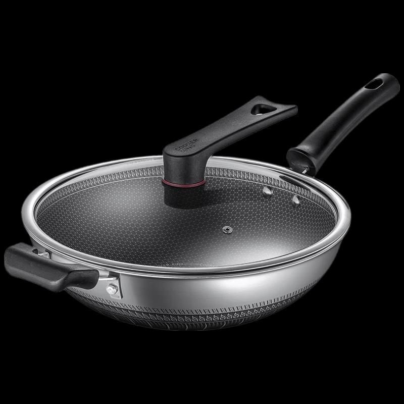 COOKER KING Двойной сотовый антипригарный вок из нержавеющей стали 316