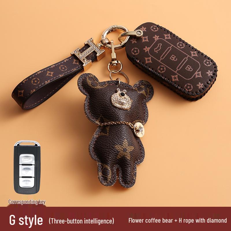 Dongfeng Fengguang Car Key Case for 580/S560, Aeolus AX7, Fengxing 330S, Jingyi IX5/X3, Buckle 370