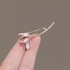 1 Stück Feste Schnalle Exquisite Lotus Brosche Multifunktionale Legierung Eleganz Geschenke Anzug Blume Dezenter Luxus Brosche Leichtgewicht