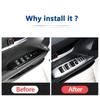 For Toyota Camry XV70 2018-    Interior Accessories Car Window Glass Lift Switch Panel Armrest Decoration Trim Cover