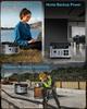 OUKITEL P2001E PLUS 2048Wh/640.000mAh LiFePO4 Powerstation, Solargenerator, 2400W (4800W Spitzenleistung) Notstromaggregat, 1800W Super-Schnellladung