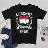 More Design Iraq Flag Iraqans Unisex Tshirt Tees Tshirt Oneck T Shirts Unisex Boys Clothing 100 Cotton