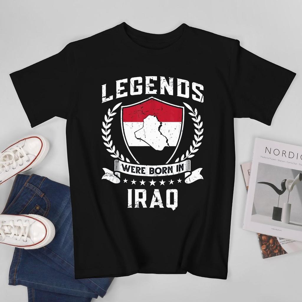 More Design Iraq Flag Iraqans Unisex Tshirt Tees Tshirt Oneck T Shirts Unisex Boys Clothing 100 Cotton