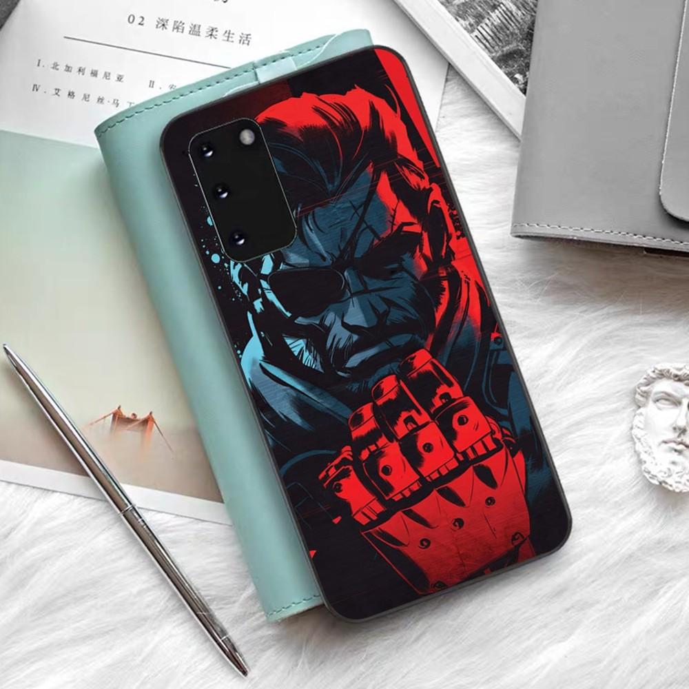 M-Metal Gear S-Solid Game Phone Case Silicone PC+TPU For Samsung S10 20 30 22 23 24 Plus Lite Ultra Cover