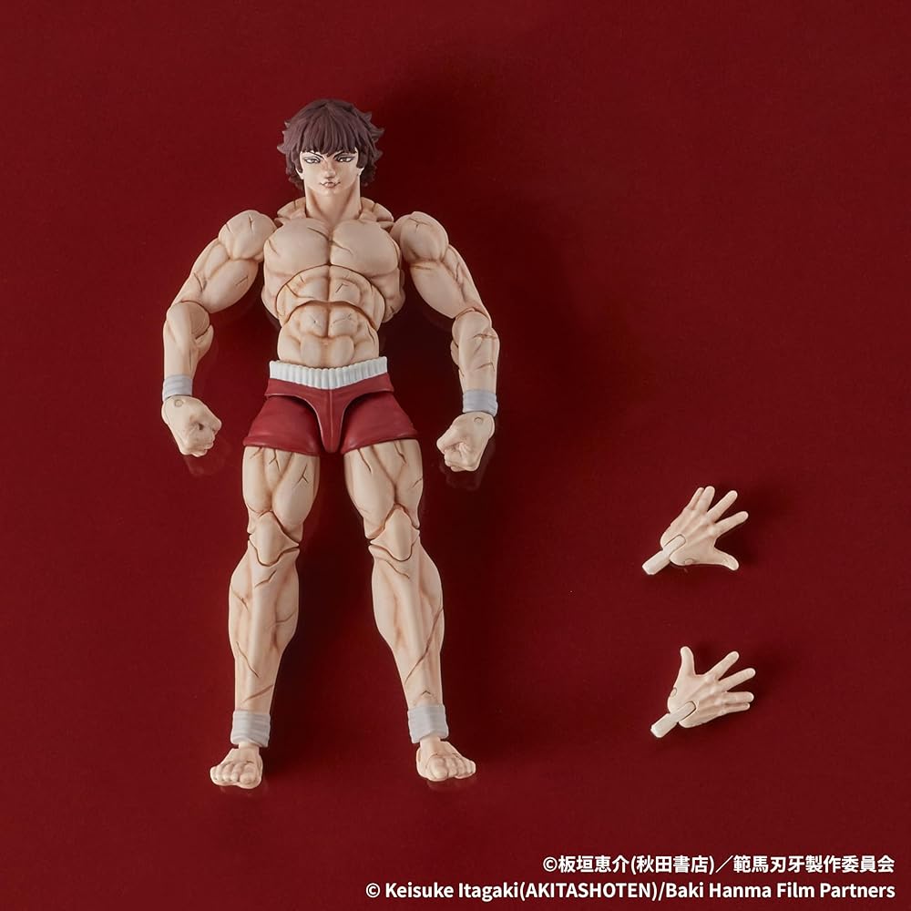 DIG DIGACTION "Baki Hanma" Baki Hanma, ca. 70 mm groß, nicht maßstabsgetreu, vorgefertigte PVC-Figur, bemalt