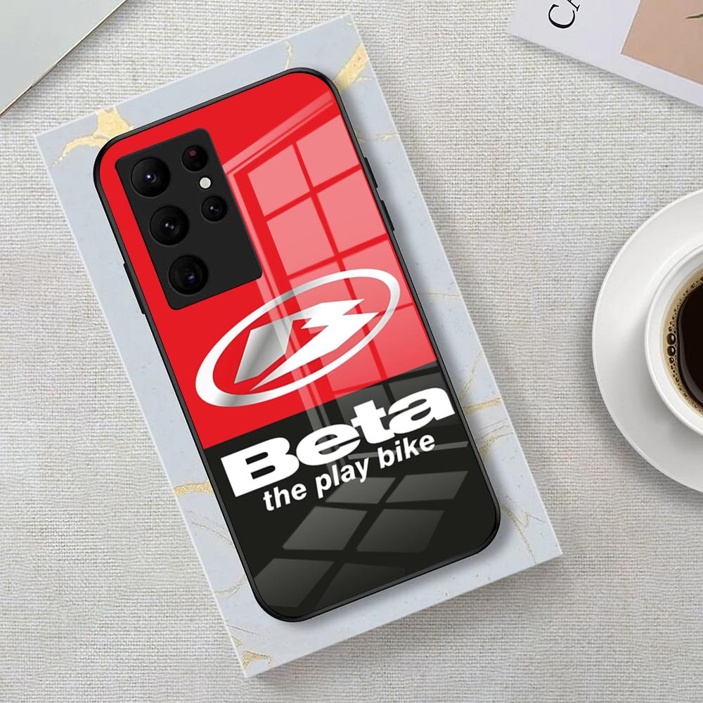 

Motorcycle Racing B-betas Phone Case For Samsung S26 S25 Edge Ultra 23 22 21 20 Ultra Plus S24 Fe Glass Cover Galaxy S26 Plus