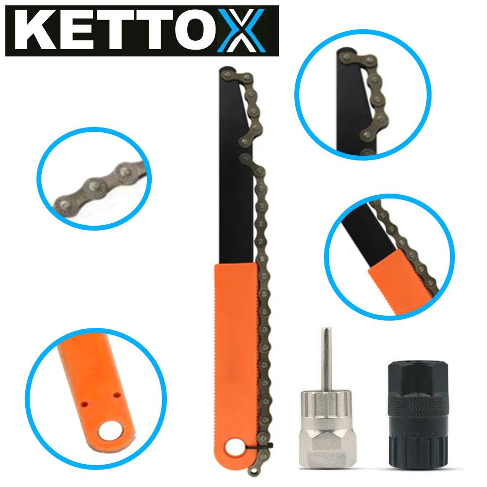 Stahovák řetězového kola KETTOX, stavěcí šroub, stahovák kazety s řetězovým kolem