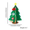 Handmade Non-Woven Christmas Tree Hanging Decoration, Children'S Mini Christmas Tree Material Package, Christmas Decorations