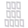 10 Sets Snap On Mount Fit for Leviton 80301 SW Decora Plus 1 Gang Wallplate Mounting Bracket Kit