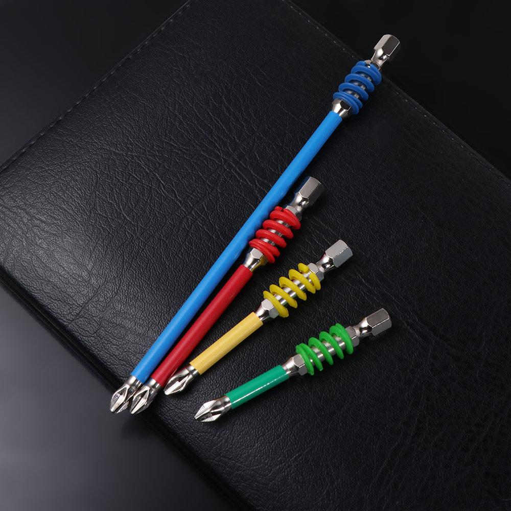 Magnetic Spring Screwdriver Bit With Spring Impact Batch Head  Electric Screwdrivers