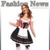 New Models, Oktoberfest Carnival Costumes, Plaid Red and Black Beer, Bartender, Maid Maid Dress Up