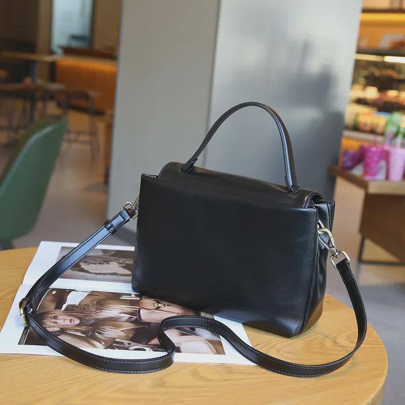 2024 Women's Genuine Leather Shoulder Bags: Stylish, High-End Messenger & Handbags