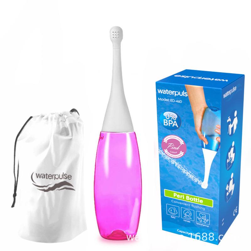 Waterpulse Portable Handheld Bidet Shattaf For Postpartum Care Perineal Cleaning Feminine Hygiene Squirt Bottle 450ml KTY