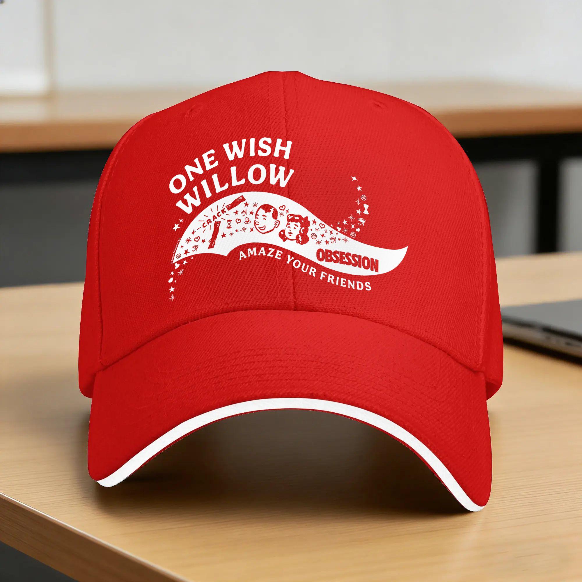 Obsession Amaze Your Friends Baseball Cap UnisexTeens Print Trucker Hat Adjustable Tennis Skate Baseball Caps Birthday Present One Size