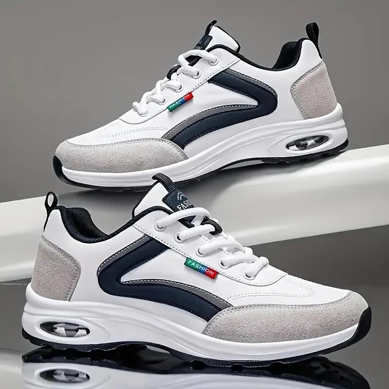 Men's Casual Sneakers Breathable Mesh Upper Tenni Walking Shoes Outdoor Adventures Modern Style in Athletic Footwear Shoes Man