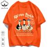 Retro Duck With Free Time T Shirt Unisex Fashion All-Match Basics Streetwear O-Neck Cotton Clothing Unisex Summer Loose Tee