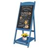 Standing Welcome Black Magnetic Chalk and Marker Menu with Stand Wooden Sign, Board, Board, Anti-tipping, Stylish, A-shaped Stand, Sign,