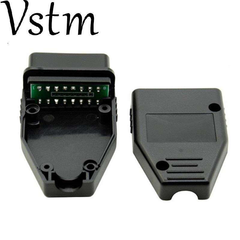Factory Price OBD Male Plug OBD2 16Pin Connector OBD II Adaptor OBDII Connector J1962 OBD2 Connector In Stock