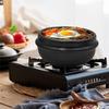 J1UL1N Korean Stone Bowl With Tray Clay Cooking Pot Soybean Paste Soup, Samgyetang