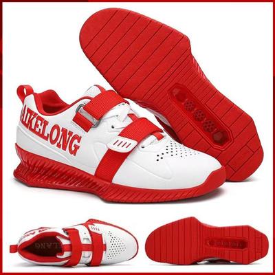 Nové zapínání na suchý zip Stabilní vzpěračské boty pro muže ženy Velikost 39-46 Podpatek 3 cm Dřepové boty Fitness Luxusní značka Posilovací boty