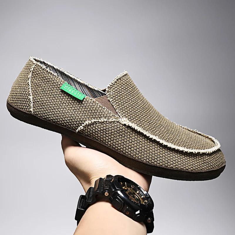 Fashion New Arrival Summer Autumn Comfortable Casual Shoes Mens Canvas Shoes For Men Brand Fashion Flat Loafers Shoe Size 48