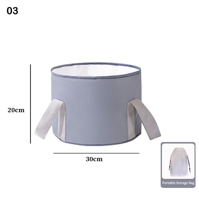 Portable Foldable Deep Soaking Foot Bath Tub High Bucket With Drainage For Home Spa Relaxation Travel Warm Soaker For Feet Care