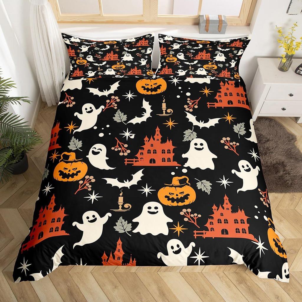 Christmas Car Down Comforter Set Bedding Set 3-piece Duvet Cover Set