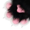Furry Costume Paw Gloves Cosplay Performance - Soft Plush Animal Claw Hands With Fabric Pads Anime Convention Accessory