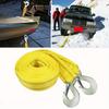 1pcHeavy-duty Towing Rope, 150-inch Durable Nylon Strap with Breaking Strength and Storage Bag - Ideal for Emergency Vehicles and Off-road Use