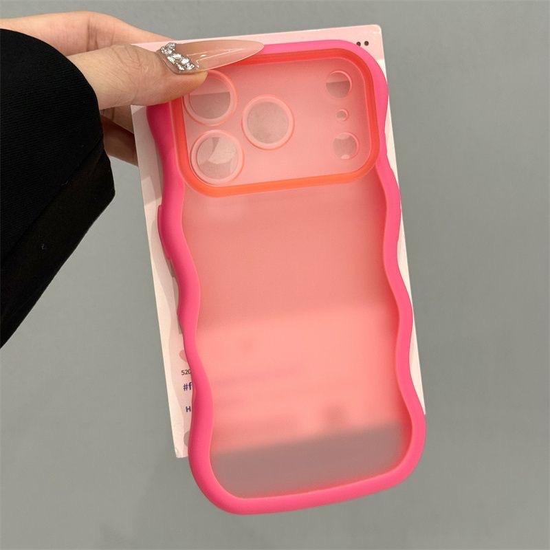 Candy color changes 17 seconds for Apple 17promax mobile phone case iPhone16pro all-inclusive 14/15 wave case
