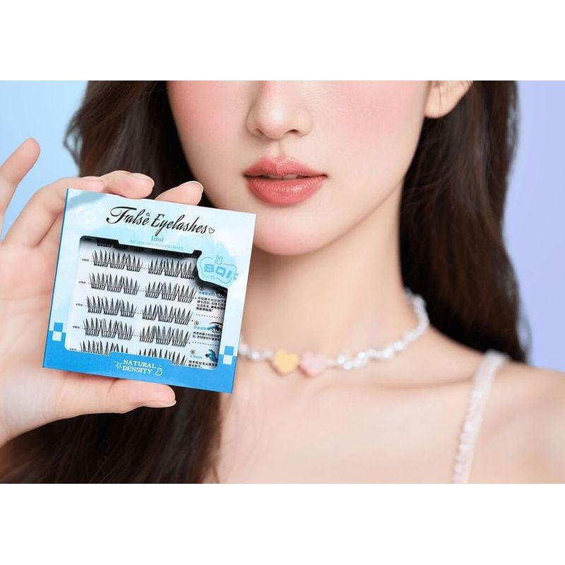 Stapi - Glue-free Multipack False Eyelashes Cluster (Various Designs) / Tweezers