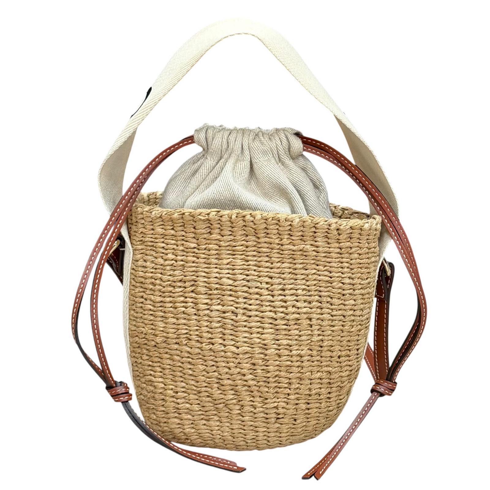 

Excellent Chloe Shoulder Bag WODDY Small Basket CHC22Stainless Steel381G55101 Used